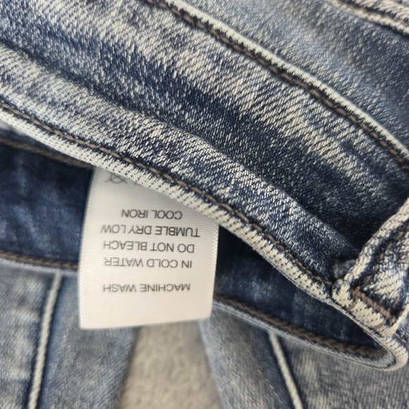 Judy Blue Skinny Fit Button Fly Distressed Raw Hem Denim  Jeans Womens Size 9/29 - Picture 6 of 16